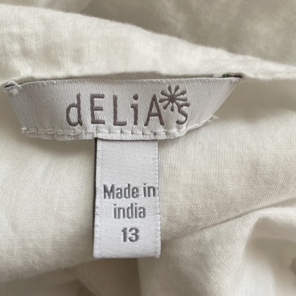 Delia's Size 13 Dress * Sweet Summer Dress * Eyelet * Daisy's - Picture 12 of 13